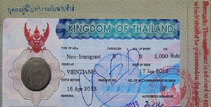 Thailand working visa